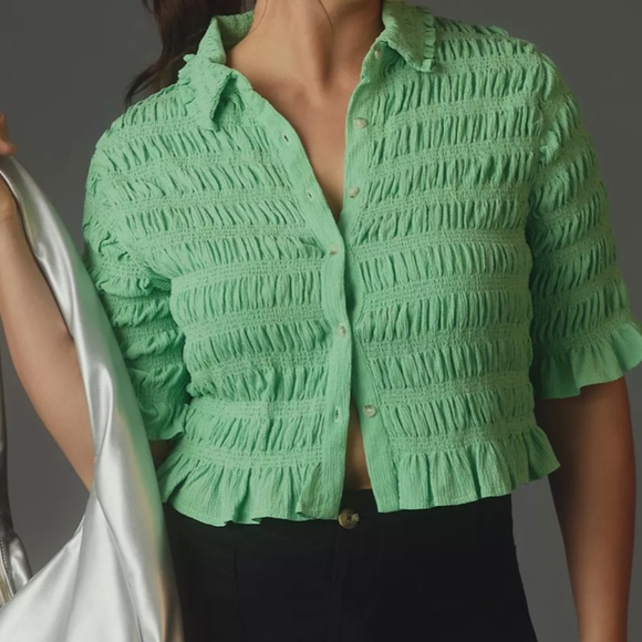 NWT Maeve Ruffle Top - Picture 1 of 4